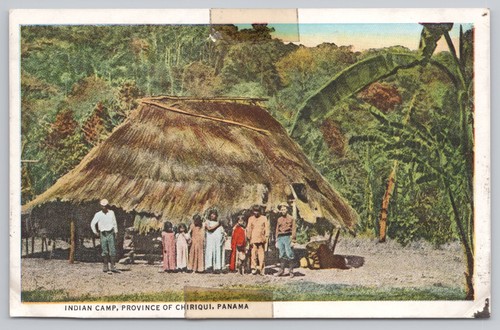 Panama indian camp - panama, c.1930s