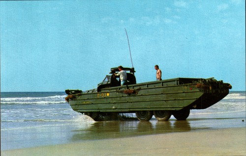 Cartolina amphibian truck - cartolina,