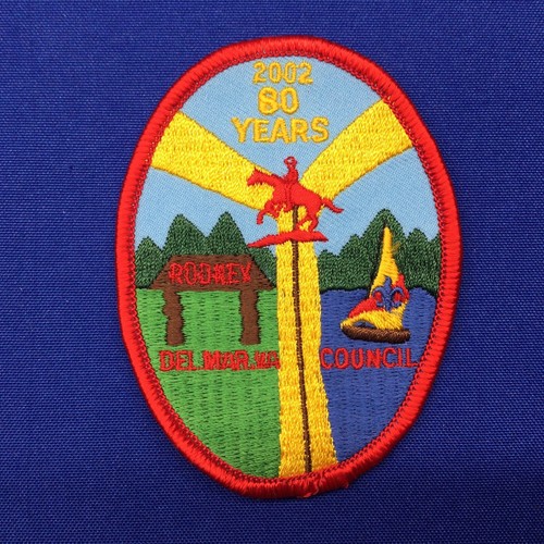 Patch boy scout 2002 camp - patch,